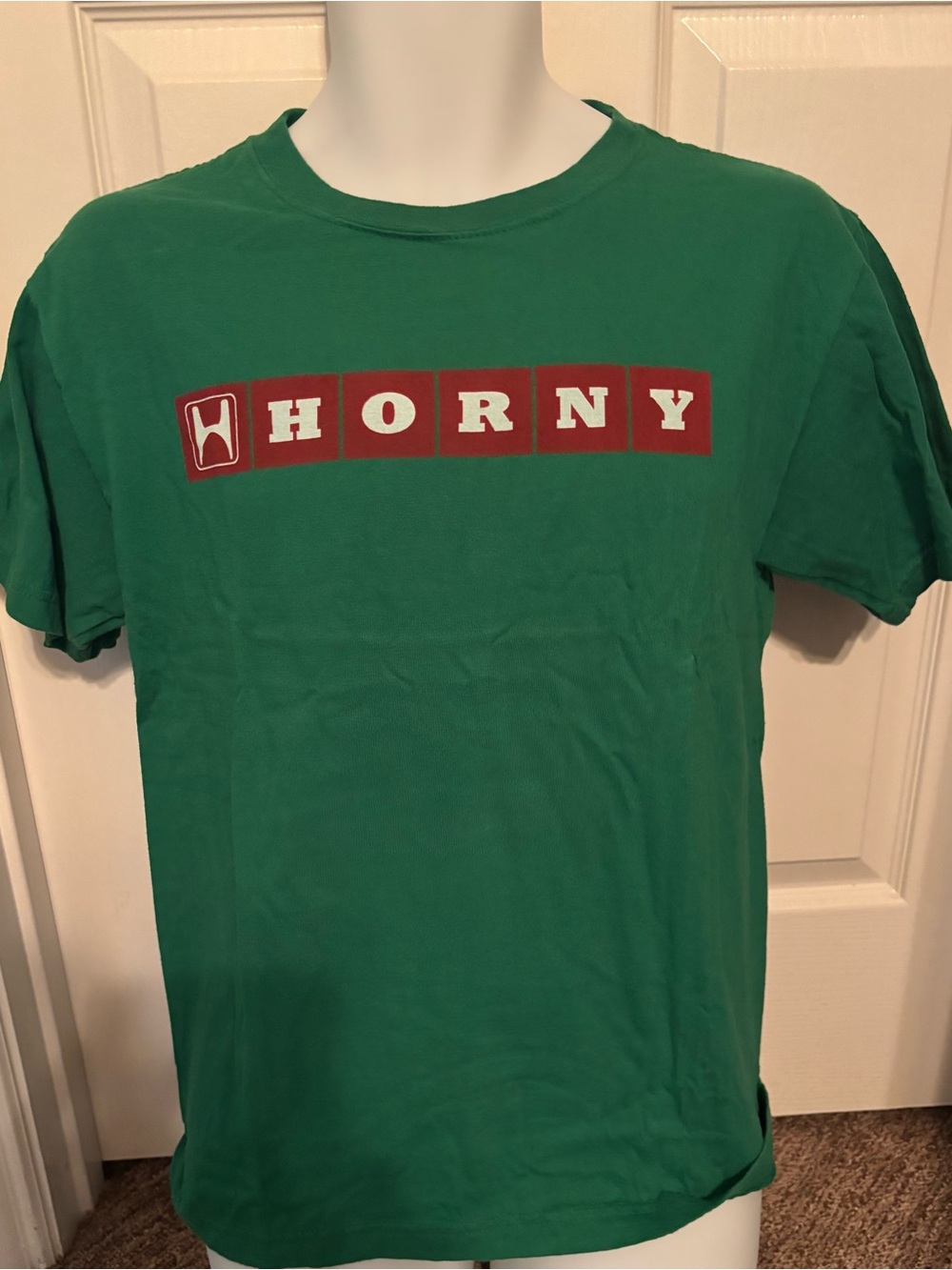 New Look Green Sportswear Tee with Bold Label